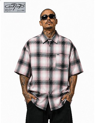 2000 S/S Plaid Color Base : Pink-Black
